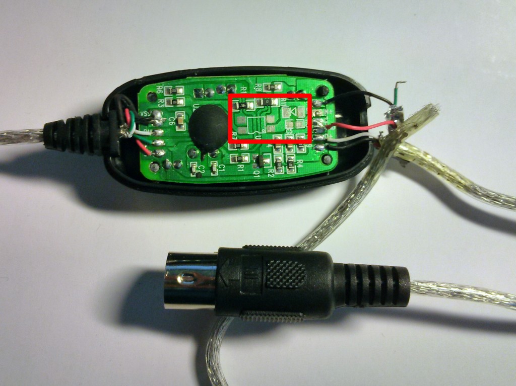 Cheap USB MIDI Cable: Some Self Assembly May Be Required – Arvydas.co.uk